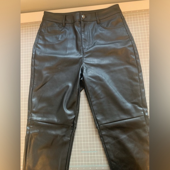 Joe Fresh vegan leather pants - Picture 1 of 7